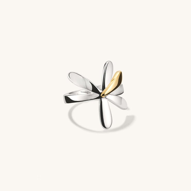 Pressed Flower Wrap Ring
